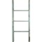 Ekena Millwork 19"W x 48"H x 3 1/2"D Vintage Farmhouse 3 Rung Ladder, Barnwood Decor Collection, Driftwood Blue DECR019X048X04LDRBU - alternate 4